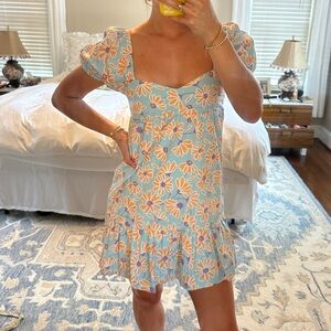 Floral Puff Sleeve Dress from Billabong